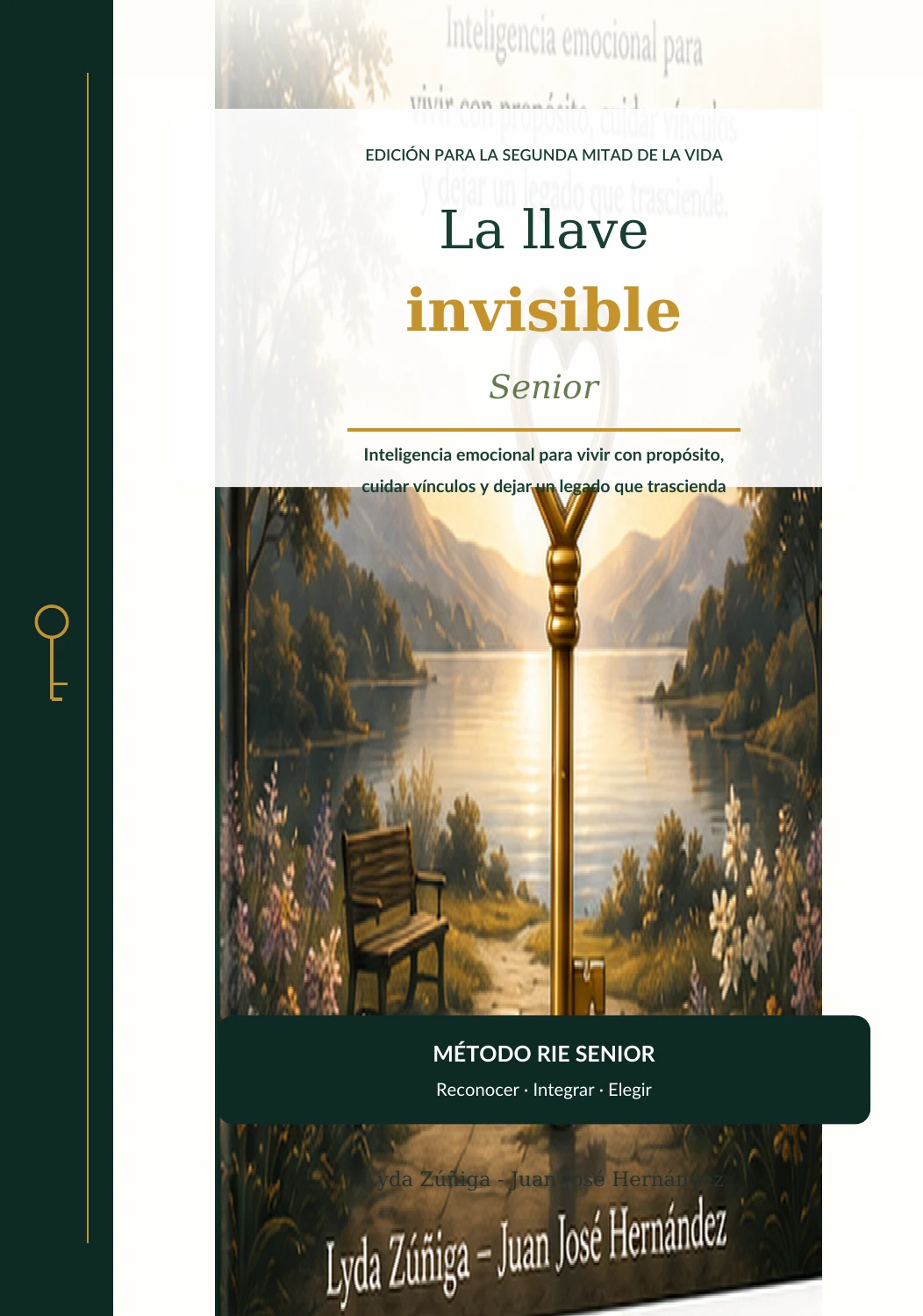La llave invisible Senior. Cubierta de la edición de Lyda Zúñiga y Juan José Hernández.
